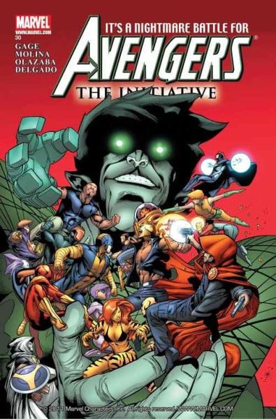 AVENGERS THE INITIATIVE #30 (2009) RAFA SANDOVAL COVER