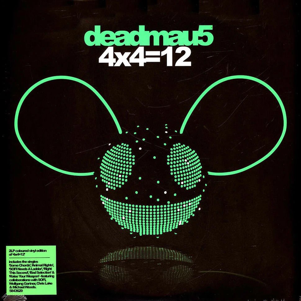 Deadmau5 - 4x4=12 Limited Transparent Green Vinyl Edition