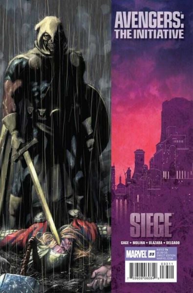 AVENGERS THE INITIATIVE #33 (2010) DAVID YARDIN COVER
