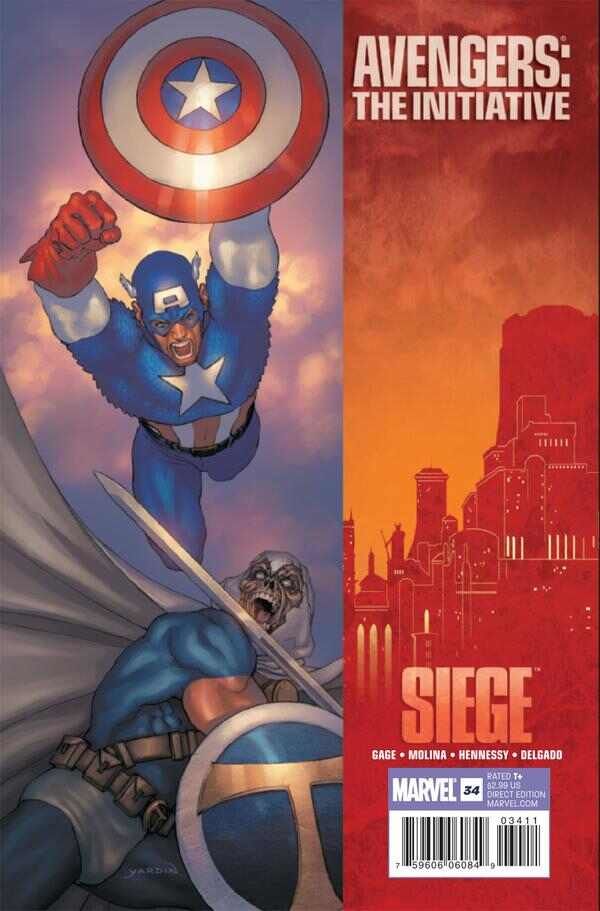 AVENGERS THE INITIATIVE #34 (2010) DAVID YARDIN COVER