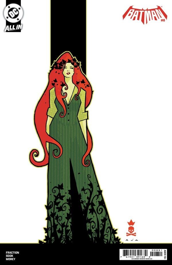 BATMAN #8 1:25 DAVID AJA RATIO VARIANT