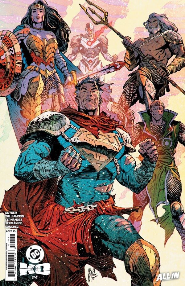 DC K.O #4 GUILLEM MARCH 1:25 COVER