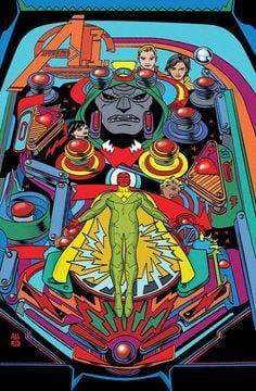 MIKE ALLRED AVENGERS A.I #3 COVER - ARTPRINT