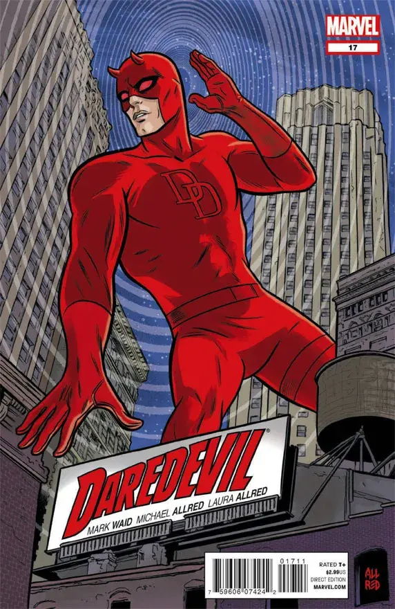 MIKE ALLRED DAREDEVIL - ARTPRINT