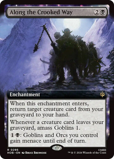MTG THE HOBBIT - ALONG THE CROOKED WAY, NON-FOIL #295