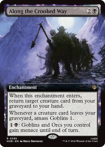 MTG THE HOBBIT - ALONG THE CROOKED WAY, NON-FOIL #295