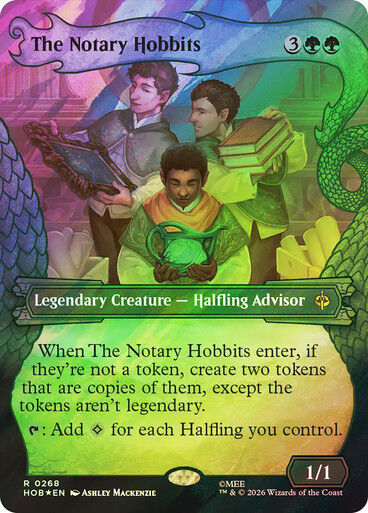 MTG THE HOBBIT - THE NOTARY HOBBITS, FOIL #232