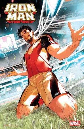 IIRON MAN #6 SIMONE DI MEO MARVEL SOCCER VARIANT - PRE-ORDER