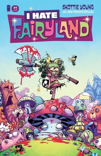 I HATE FAIRYLAND #1 FACSIMILE EDITION CVR B SKOTTIE YOUNG FOIL VAR (MR)