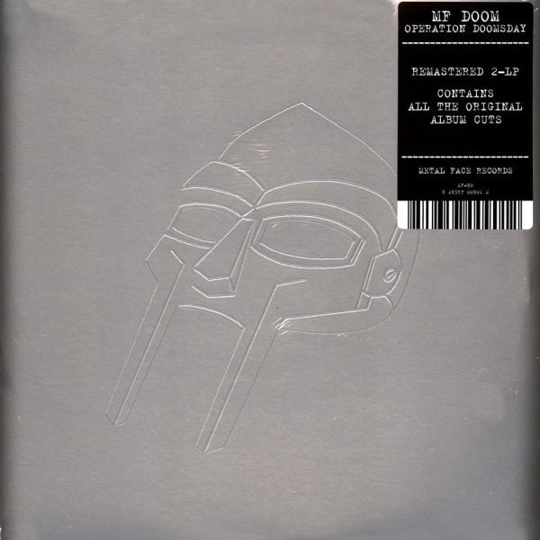 MF DOOM Operation: Doomsday - Black Vinyl Silver Artwork Edition
