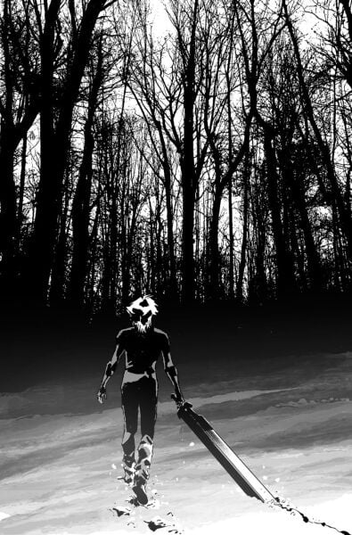 LOST FANTASY #7 LUCA CASALANGUIDA 1:15 BLACK AND WHITE RATIO VARIANT
