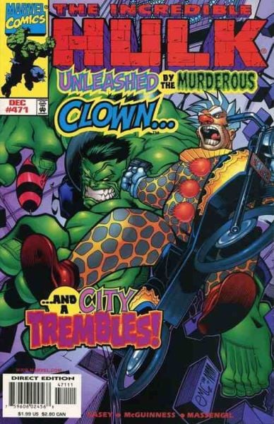 THE INCREDIBLE HULK #471 (1998) ED MCGUINNESS COVER