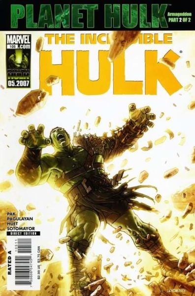 THE INCREDIBLE HULK #105 (2007) LADRONN COVER
