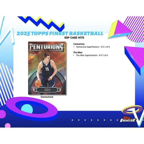 2024-25 TOPPS FINEST BASKETBALL BREAKER'S DELIGHT BOX -  3 AUTOGRAPHS ON AVERAGE