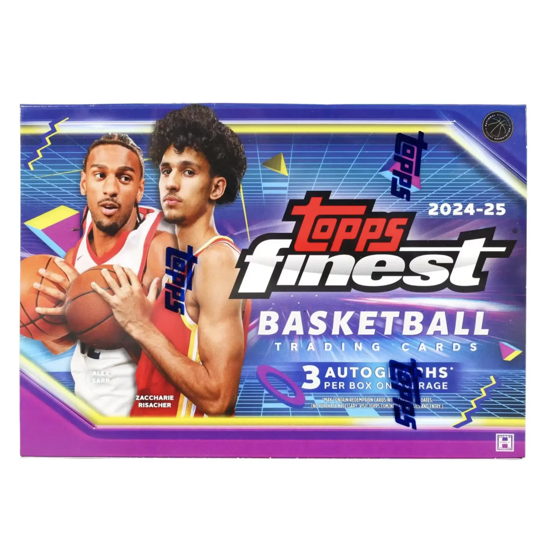 2024-25 TOPPS FINEST BASKETBALL BREAKER'S DELIGHT BOX -  3 AUTOGRAPHS ON AVERAGE