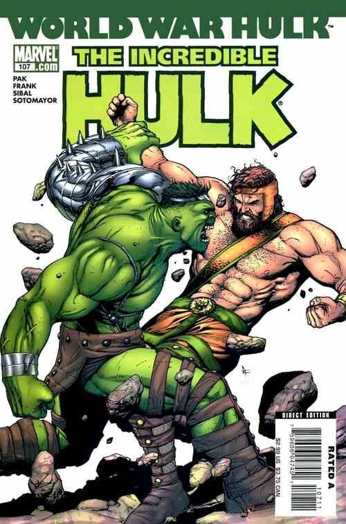 THE INCREDIBLE HULK #107 (2007) GARY FRANK COVER