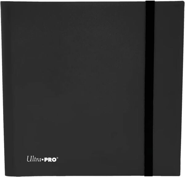 ULTRA PRO ECLIPSE 12-POCKET JET BLACK PRO-BINDER 480 CARD