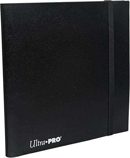ULTRA PRO ECLIPSE 12-POCKET JET BLACK PRO-BINDER 480 CARD