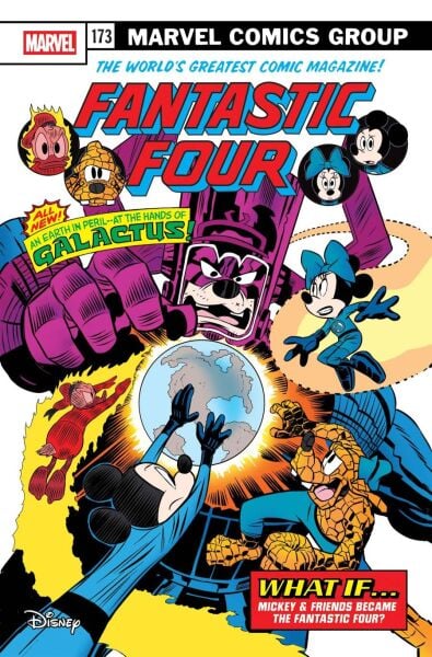 FANTASTIC FOUR #3 VITALE MANGIATORDI DISNEY WHAT IF? FANTASTIC FOUR HOMAGE VARIANT