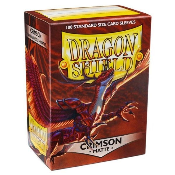 DRAGON SHIELD SUPPLIES - Dragon Shield Crimson Matte