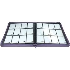 ULTRA PRO VIVID 12-POCKET ZIPPERED PRO-BINDER PURPLE 480 CARD
