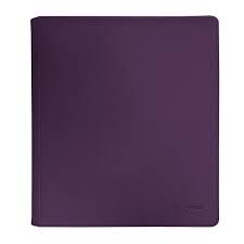 ULTRA PRO VIVID 12-POCKET ZIPPERED PRO-BINDER PURPLE 480 CARD