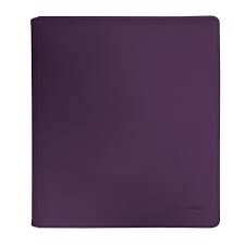 ULTRA PRO VIVID 12-POCKET ZIPPERED PRO-BINDER PURPLE 480 CARD