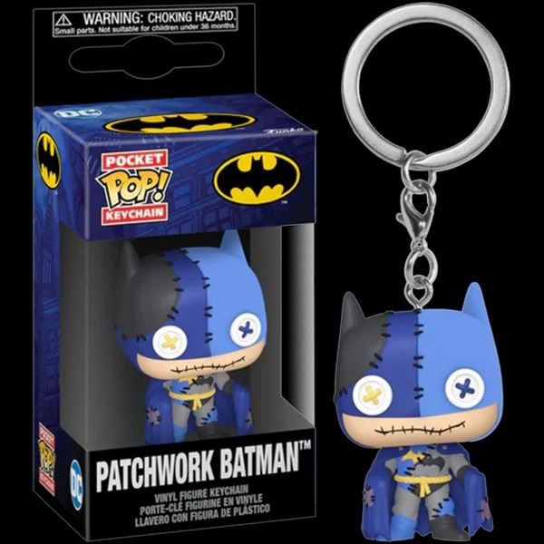 Funko Pop Patchwork Batman POP Keyring