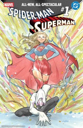 MARVEL/DC: SPIDER-MAN/SUPERMAN #1 PEACH MOMOKO VARIANT - PRE-ORDER