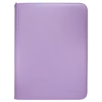 ULTRA PRO VIVID 9-POCKET ZIPPERED PRO-BINDER WHITE 360 CARD