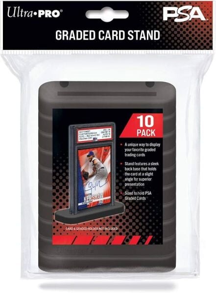 ULTRA PRO PSA GRADED CARD STAND - 10 PACK