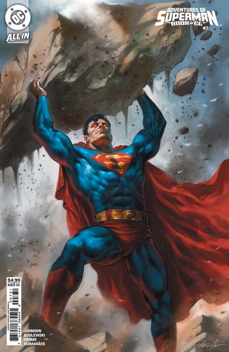 ADVENTURES OF SUPERMAN BOOK OF EL #7 (OF 12) CVR C LUCIO PARRILLO CARD STOCK VAR