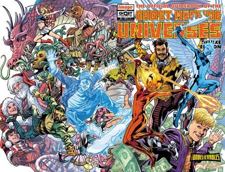 GHOST MACHINE THE OFFICIAL GUIDEBOOK #3 (OF 5) CVR B BRYAN HITCH & BRAD ANDERSON WRAPAROUND VAR - PRE-ORDER