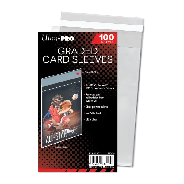 ULTTRA PRO PSA GRADED CARD SLEEVE - RESEALEBLE