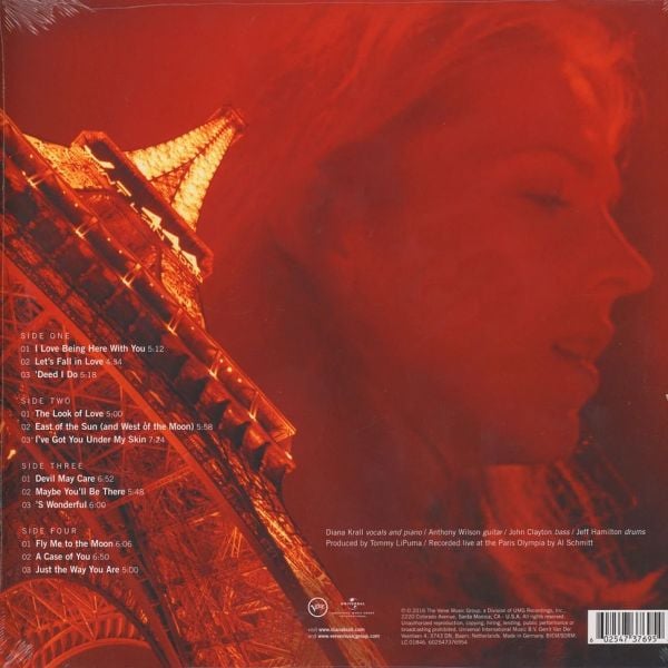 DİANA KRALL - LİVE IN PARİS BACK TO BLACK EDİTİON