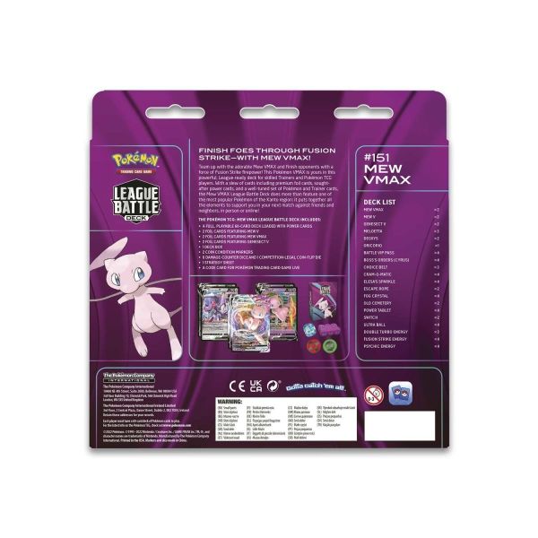 Pokemon Mew VMAX League Battle Deck