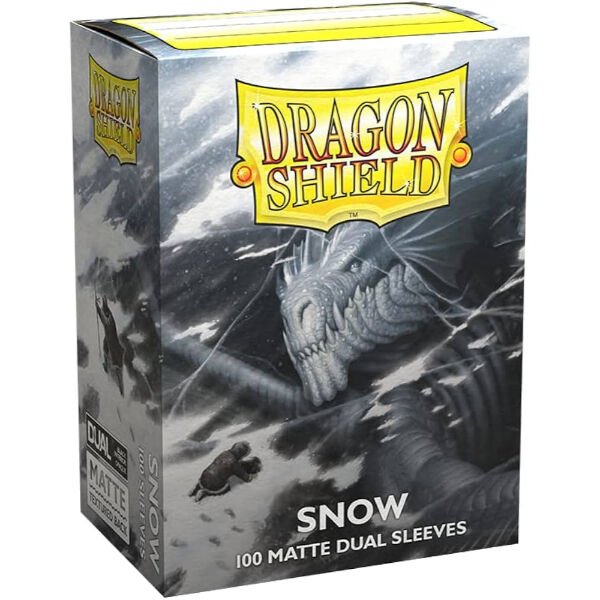 DRAGON SHIELD DUAL SNOW MATTE