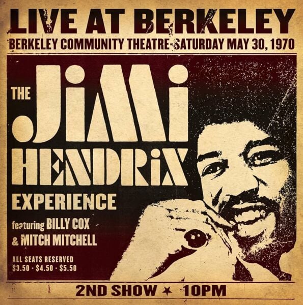 JIMI HENDRIX – LIVE AT BERKELEY VINYL LP EDITION