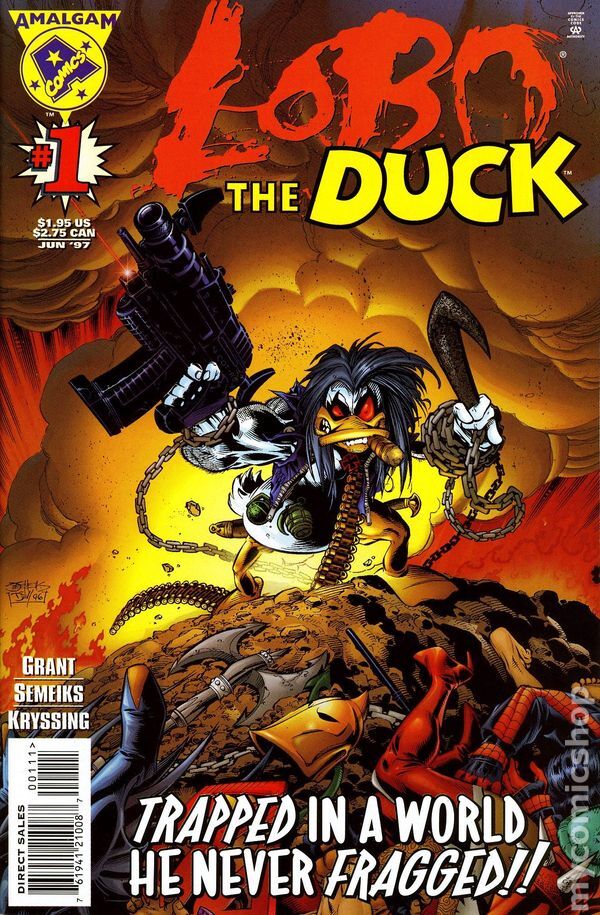 LOBO THE DUCK - MARVEL/DC AMALGAM COMICS - 1997