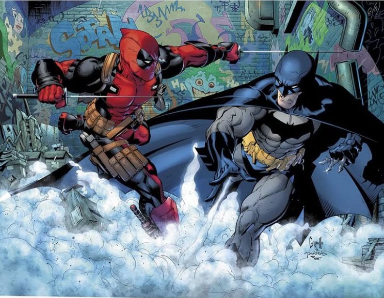 MARVEL/DC: DEADPOOL/BATMAN #1 GREG CAPULLO WRAPAROUND VARIANT