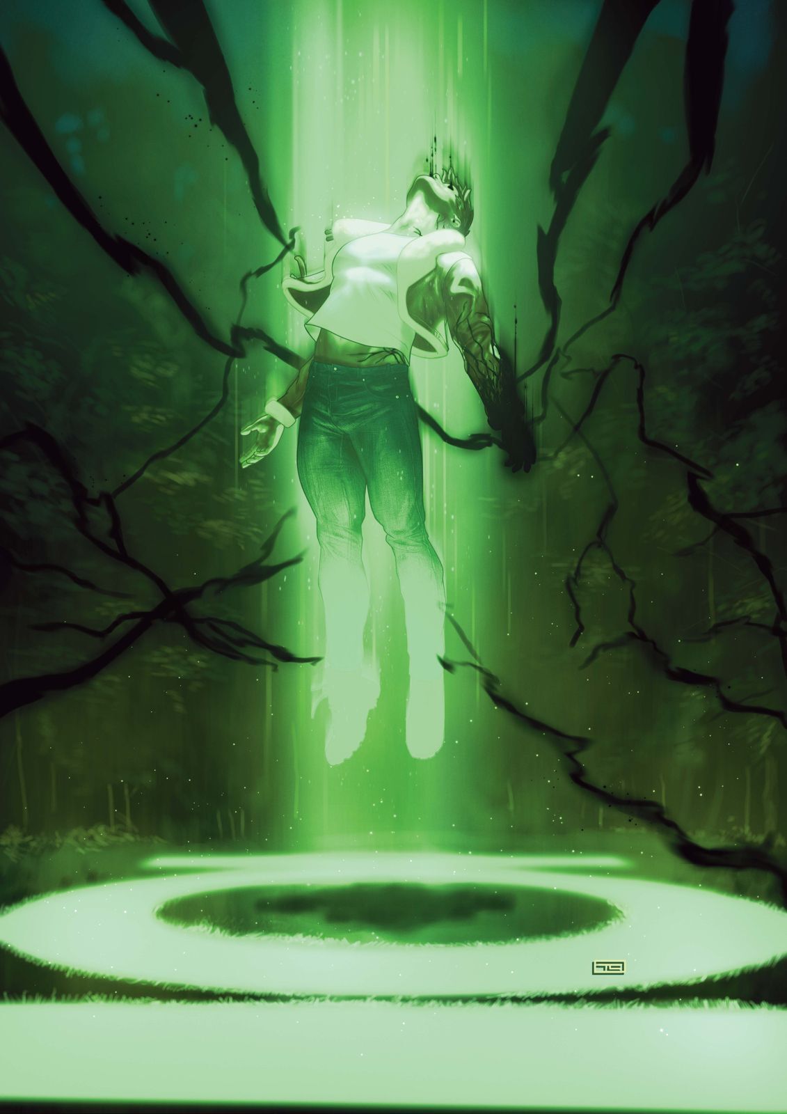ABSOLUTE GREEN LANTERN #7 CVR B TAURIN CLARKE CARD STOCK VAR