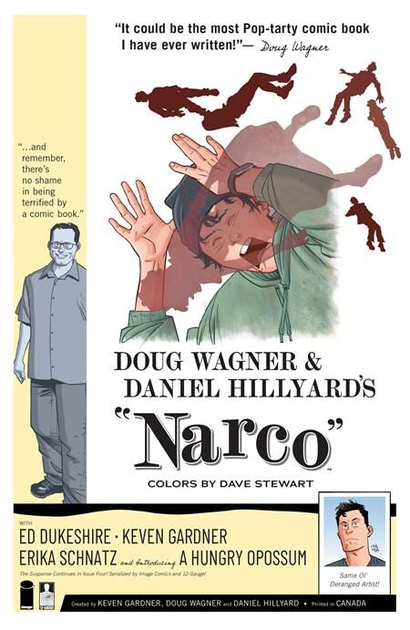 NARCO #4 (OF 5) CVR B DANIEL HILLYARD & DAVE STEWART HITCHCOCK HOMAGE VAR - PRE-ORDER
