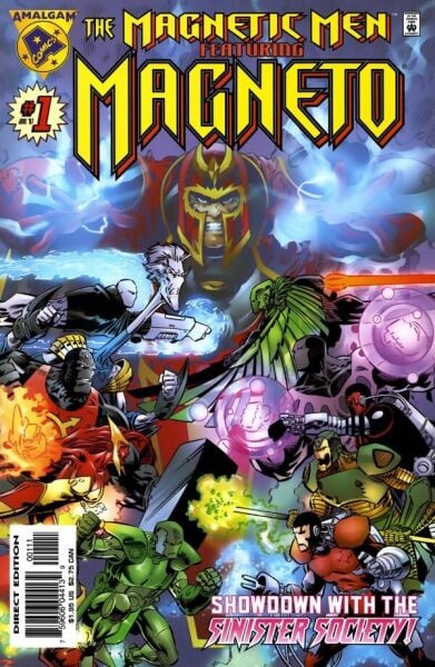 MAGNETIC MEN FEATURING MAGNETO - MARVEL/DC AMALGAM COMICS - 1997