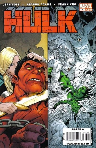 HULK #8 (2008) FRANK CHO VARIANT COVER