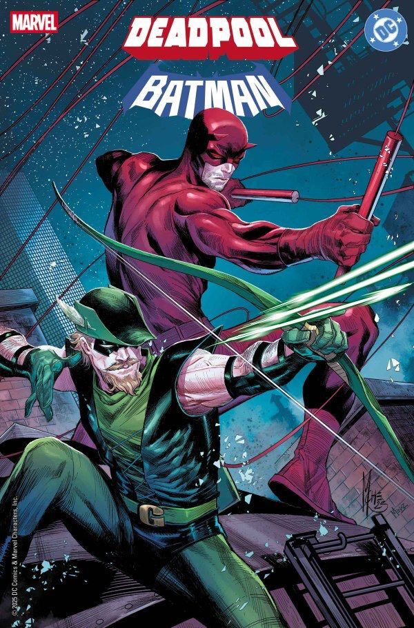 MARVEL/DC: DEADPOOL/BATMAN #1 MARCO CHECCHETTO VARIANT
