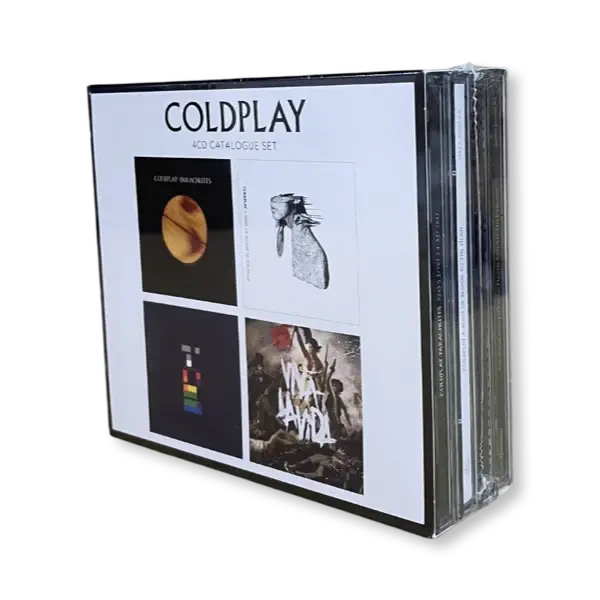 COLDPLAY – 4CD CATALOGUE SET OFFICIAL ALBUM COLLECTION