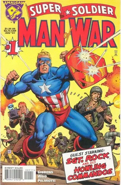 SUPER SOLDIER MAN OF WAR - MARVEL/DC AMALGAM COMICS - 1996