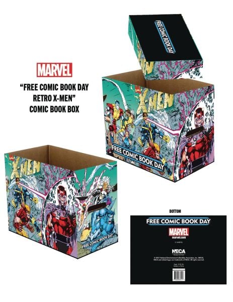 FCBD JIM LEE'S X-MEN SHORT COMIC STORAGE BOX