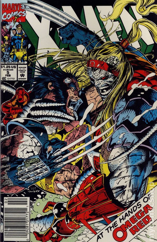 X-MEN #5 - 1992 - OMEGA RED VS WOLVERINE
