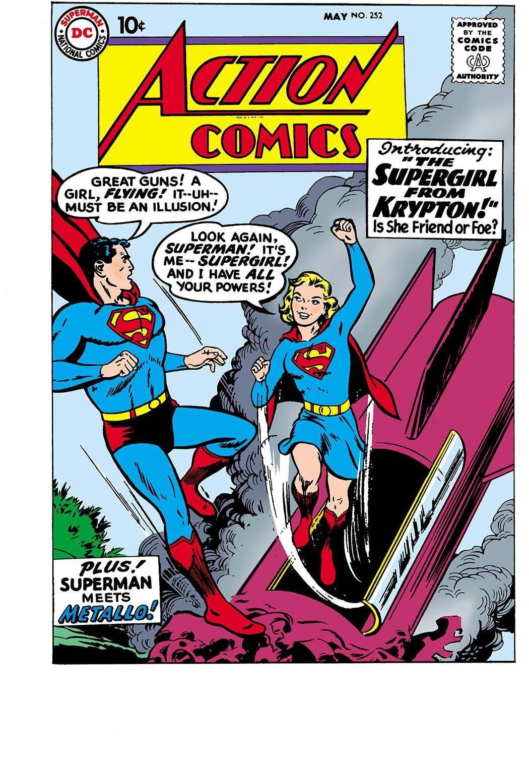 ACTION COMICS #252 FACSIMILE EDITION CVR B CURT SWAN FOIL VAR